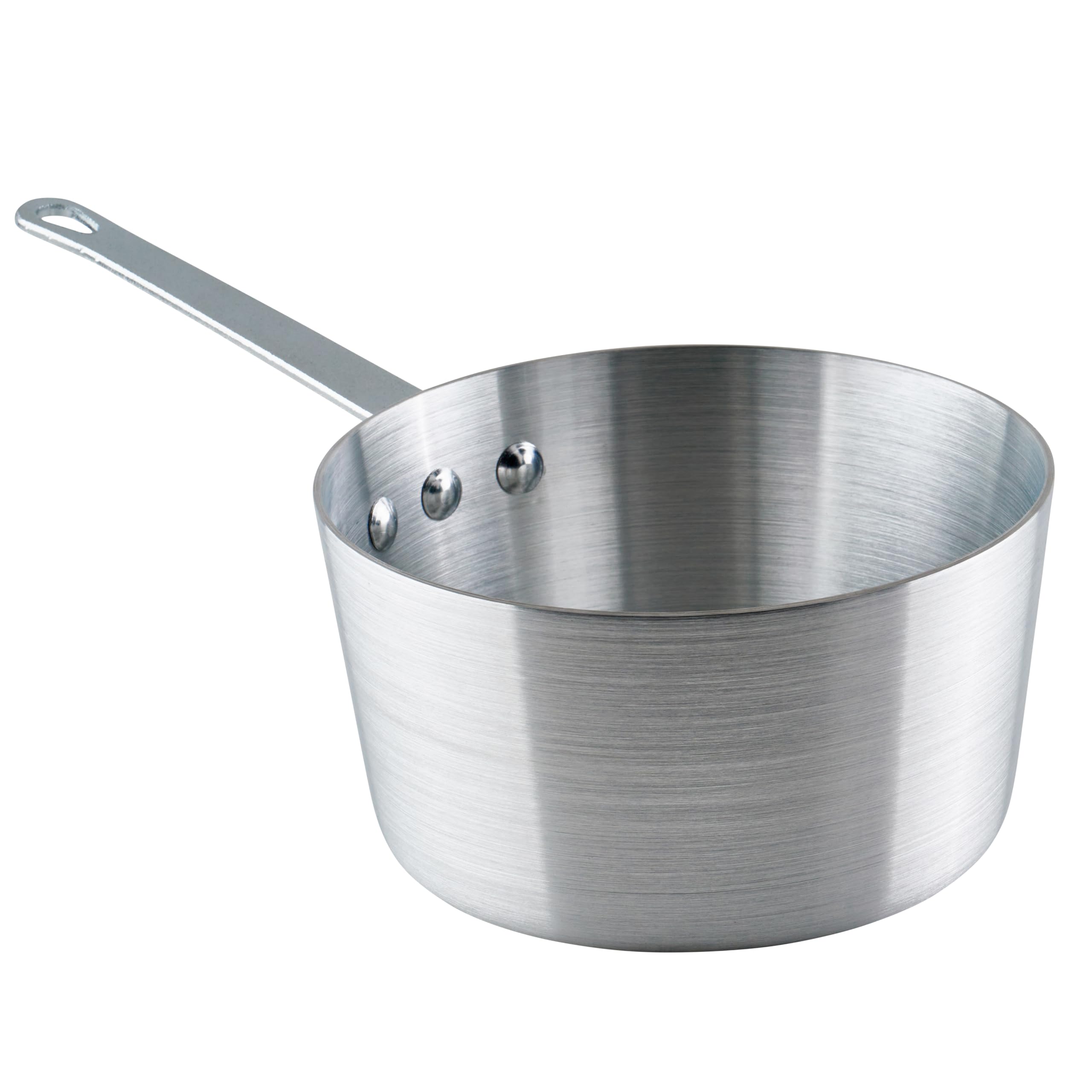 Winco Heavy-Duty Aluminum Tapered Sauce Pan, 3mm, 2.5 Quart