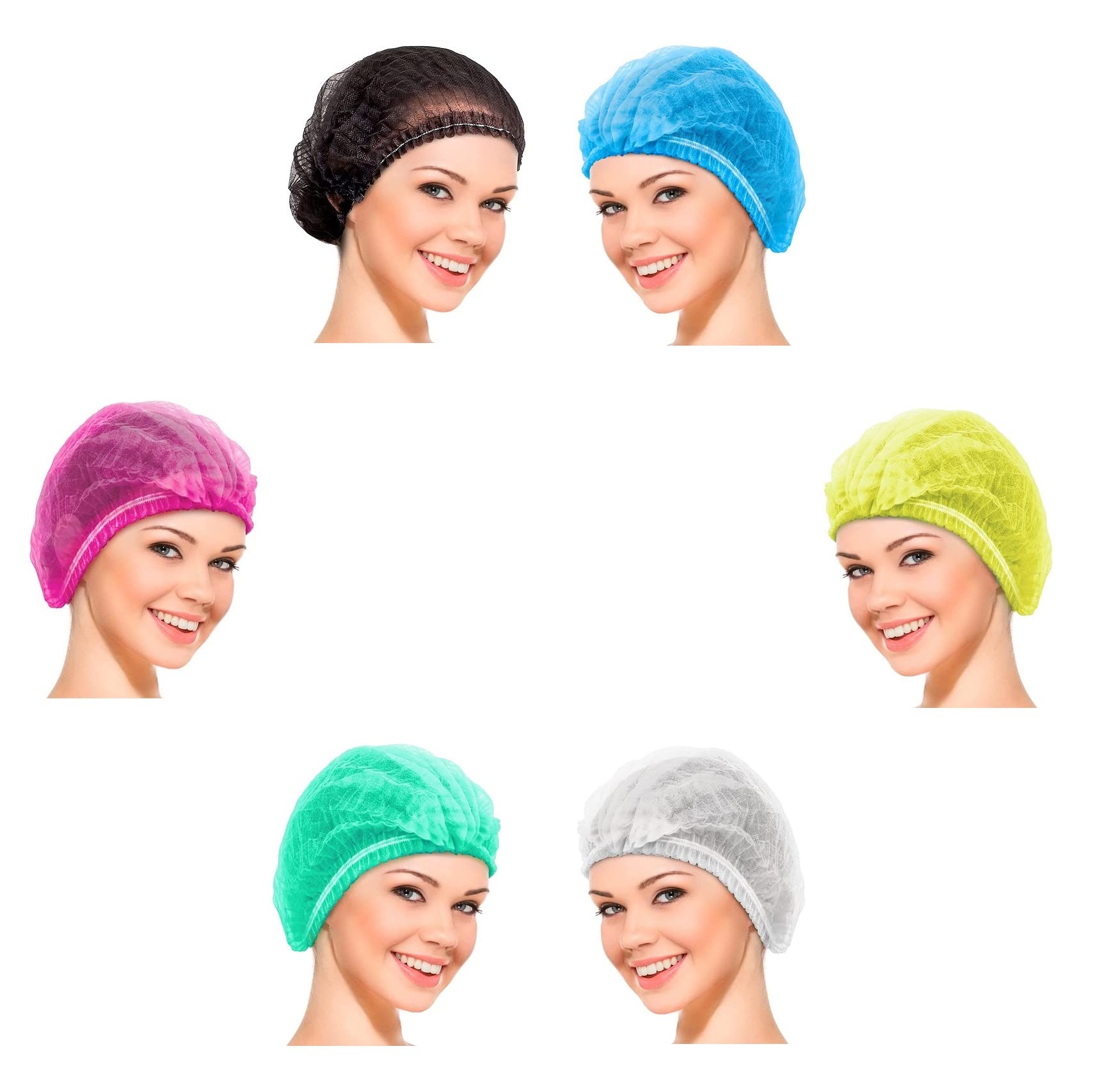 1000 MULTICOLOUR Disposable Nonwoven Bouffant Caps, Hair Net, Cape For Hospital, Salon, Spa, Catering, Laboratories, Dust-free Workspace. (MULTICOLOR) (B0BYKKHTPD) Amazon Price History, Amazon Price Tracker
