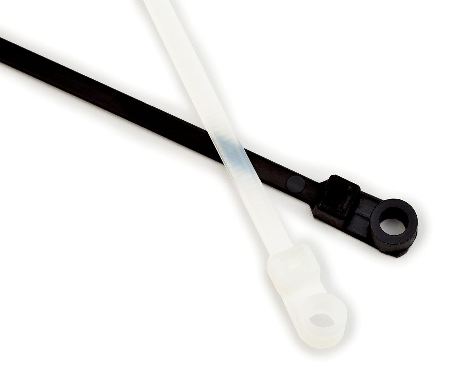 3M Screw Mount Cable Tie CT8NT50S-C, Natural/Nylon, 50 lbs., 0.18 in x 8.60 in (Pack of 100)
