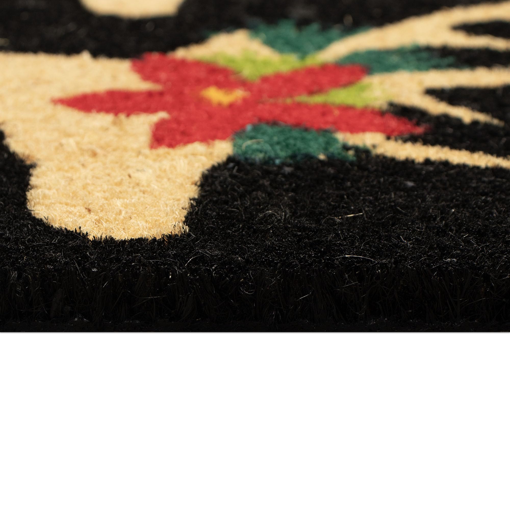Liora Manne Natura Deer Black Outdoor Welcome Coir Door Mat, 1 ft 6 in x 2 ft 6 in, 46 x 76 cm (Rectangular) - Image 3