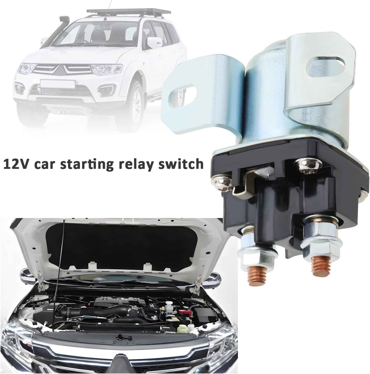 1PC 12V Diesel Glow Plug Relay Compatible with Mitsubishi Shogun Pajero L200 L300 L400 L400, OEM Number: MD337888, MD304900, MD326067, ME200211