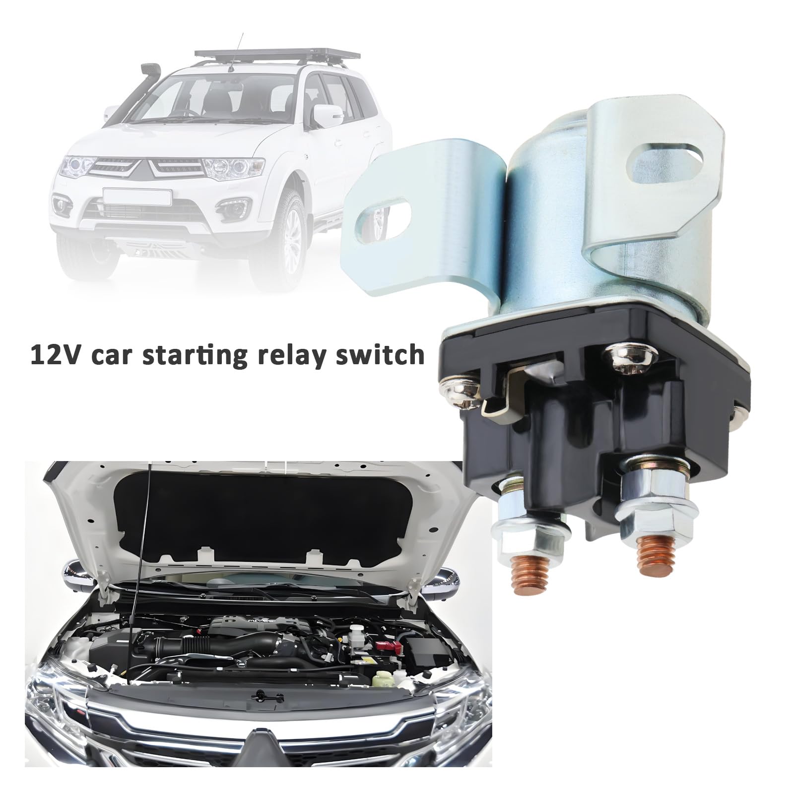 OTOTEC 1PC 12V Relè per candela di accensione diesel compatibile con Mitsubishi Shogun Pajero L200 L300 L400 L400, Numero OEM: MD337888, MD304900, MD326067, ME200211