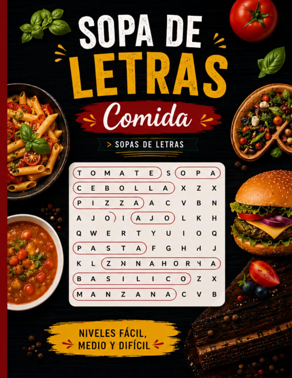 Sopas de Letras de Cocina Internacional