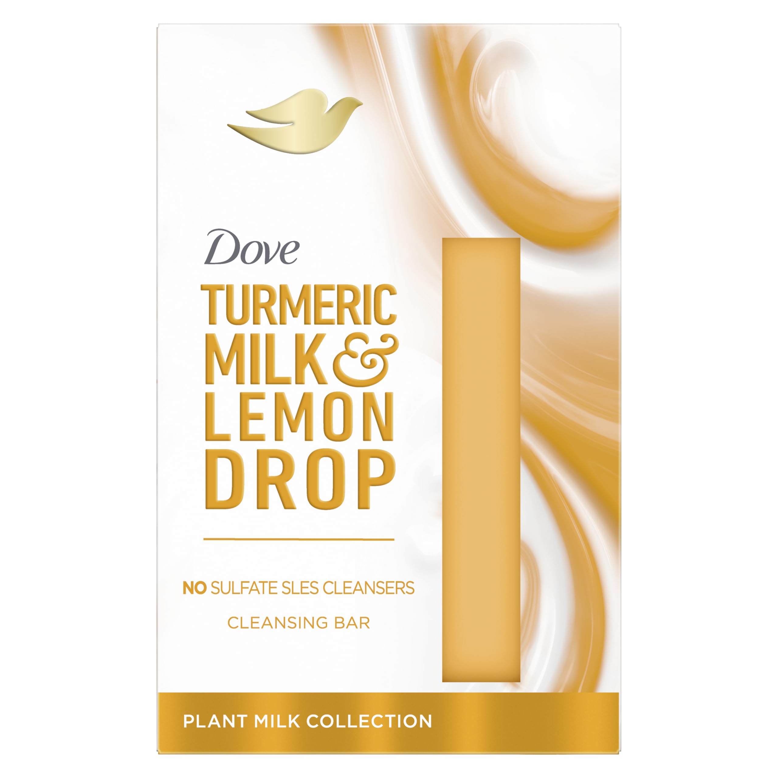 Dove Turmeric Milk & Lemon Drop whole body bar enriched with plant milk Beauty Bar Bar Soap for soft and smooth skin 141 g