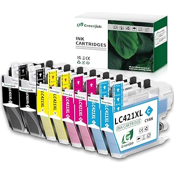 LC421XL Cartridges Compatible with Brother LC421 LC421XL