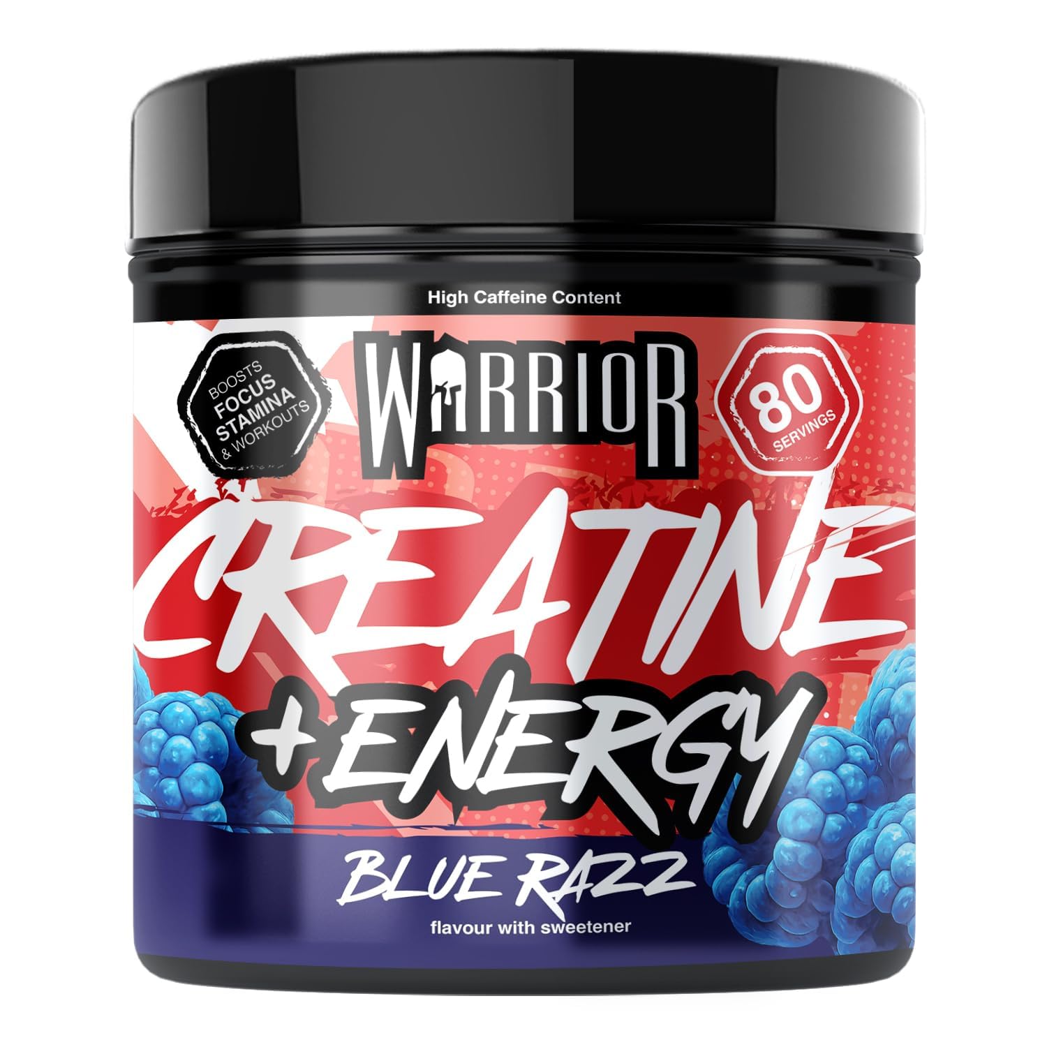 Warrior Supplements Men's Warrior Creatine Plus Energy - 80 Servings