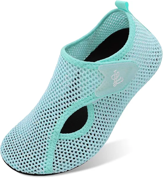 LeIsfIt Water Shoes for Women Men Wide Swim Beach Barefoot Shoes Quick Dry Aqua Socks for Pool Diving Boating River Yoga Lake Surf