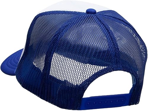 Miniatura 8 de e4Hats.com Los dados grandes parchearon el casquillo trasero de la malla del frente de la malla del frente del poliéster de dos tonos