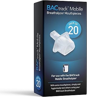 BACtrack Mobile Smartphone Breathalyzer Mouthpieces (20 Count) | Not Compatible with BACtrack C6 and C8 Breathalyzers