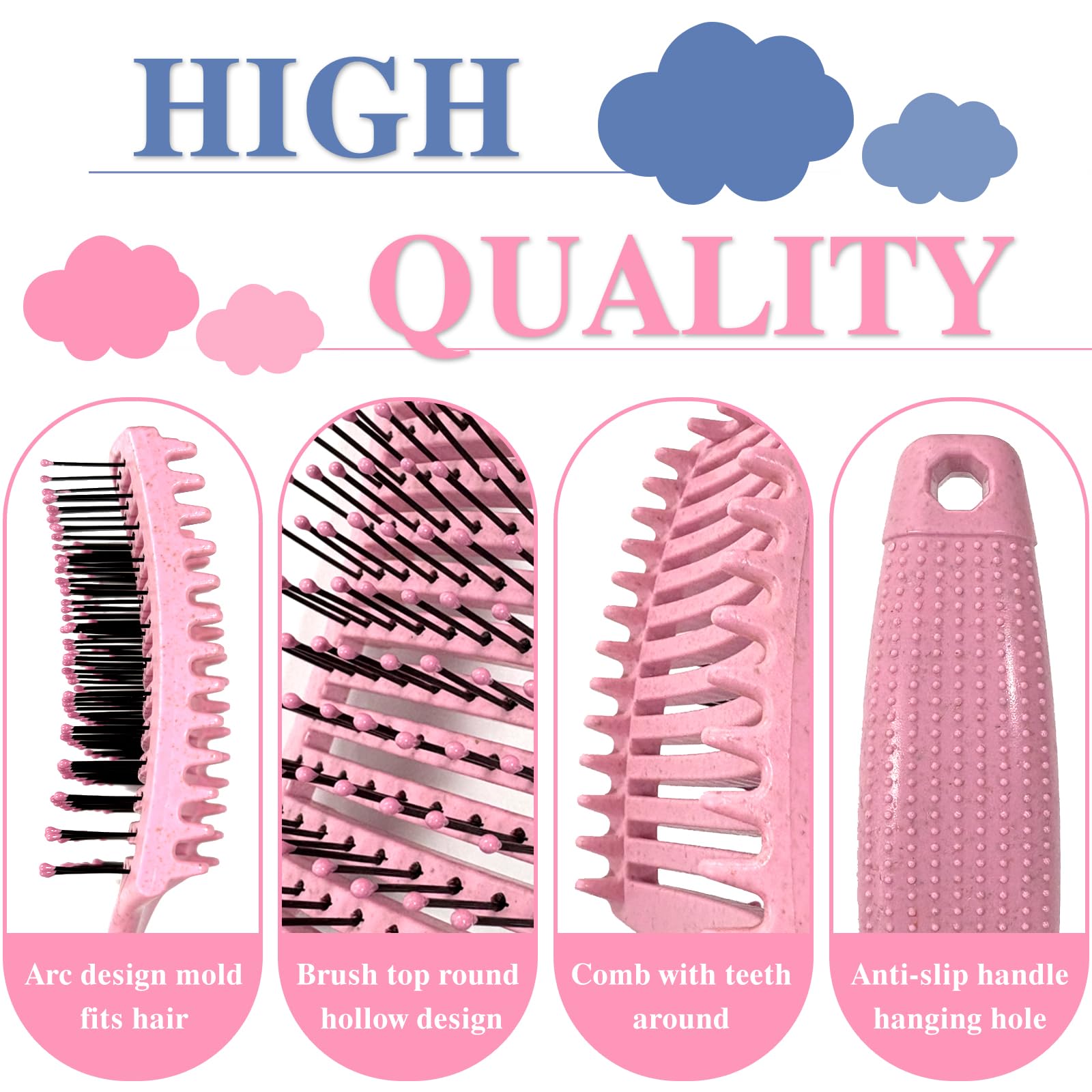 Qufiiry Curly Hair Brush, Curl Defining Brush - Image 3