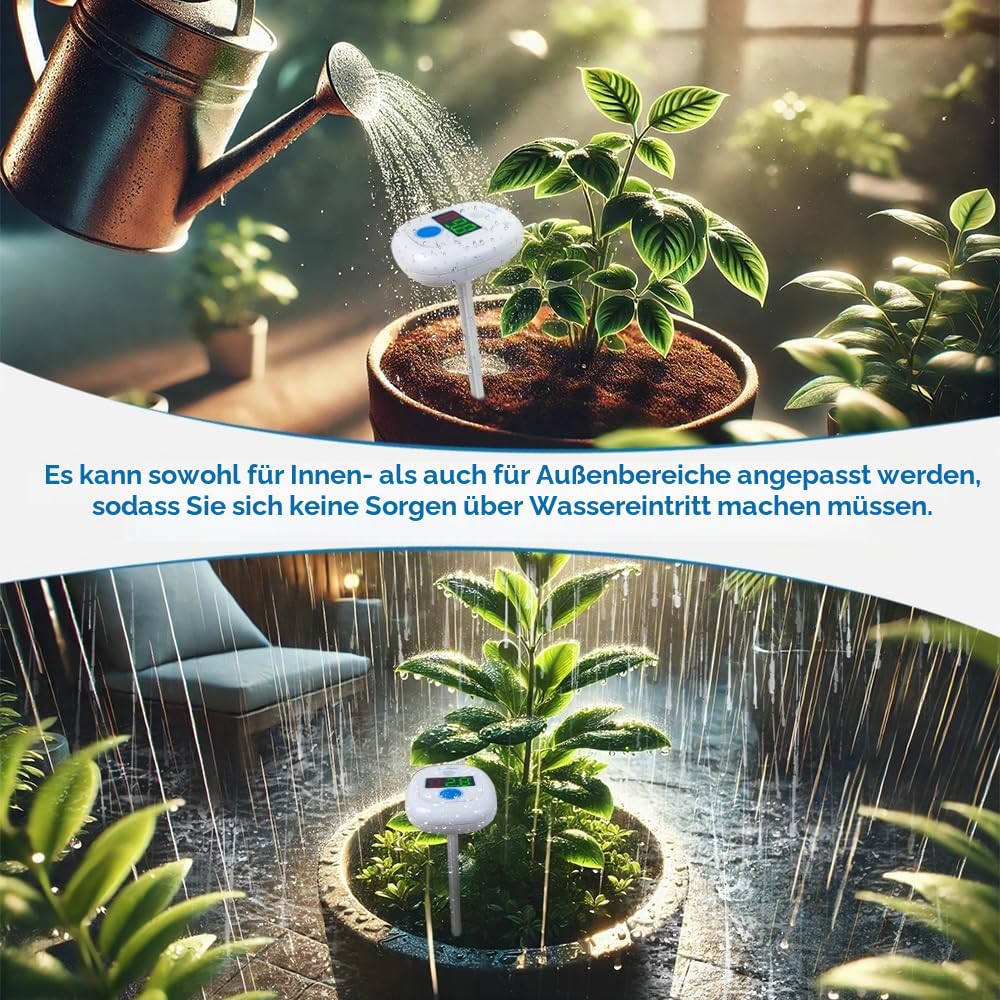 AH-20Plus DLI Meter.Volle Sonne,Teilsonne,Halbschatten,Schatten.Sonnenstunden.Sonnenlicht Messgerät für die Gartenarbeit