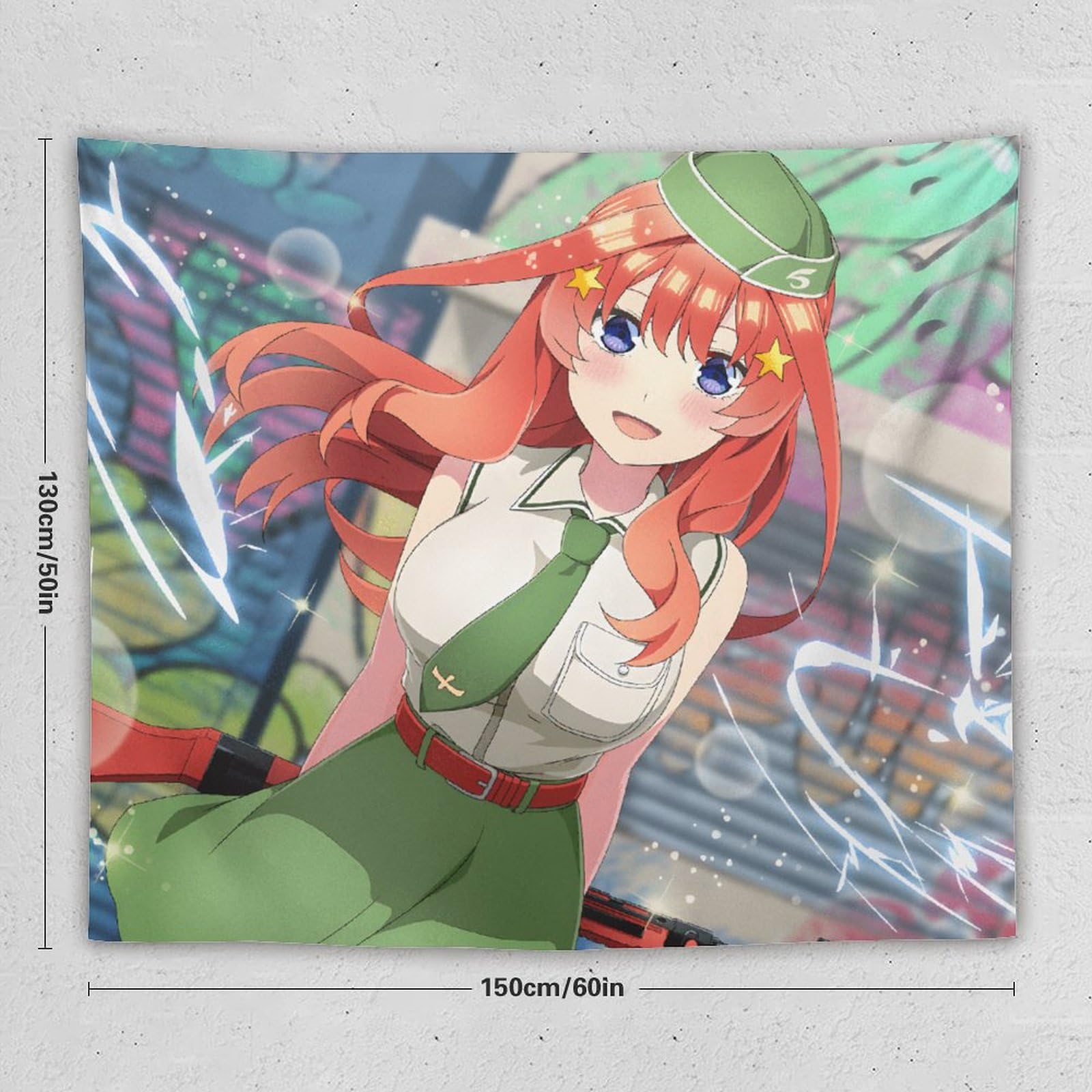 Amazon.co.jp: 五等分の花嫁 中野 五月 タペストリー 壁掛け 多機能