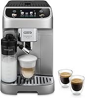 Vista 8 de De'Longhi Magnifica Start - Máquina automática de café expreso con espumador de leche automático y molinillo integrado, 5 recetas de un solo toque