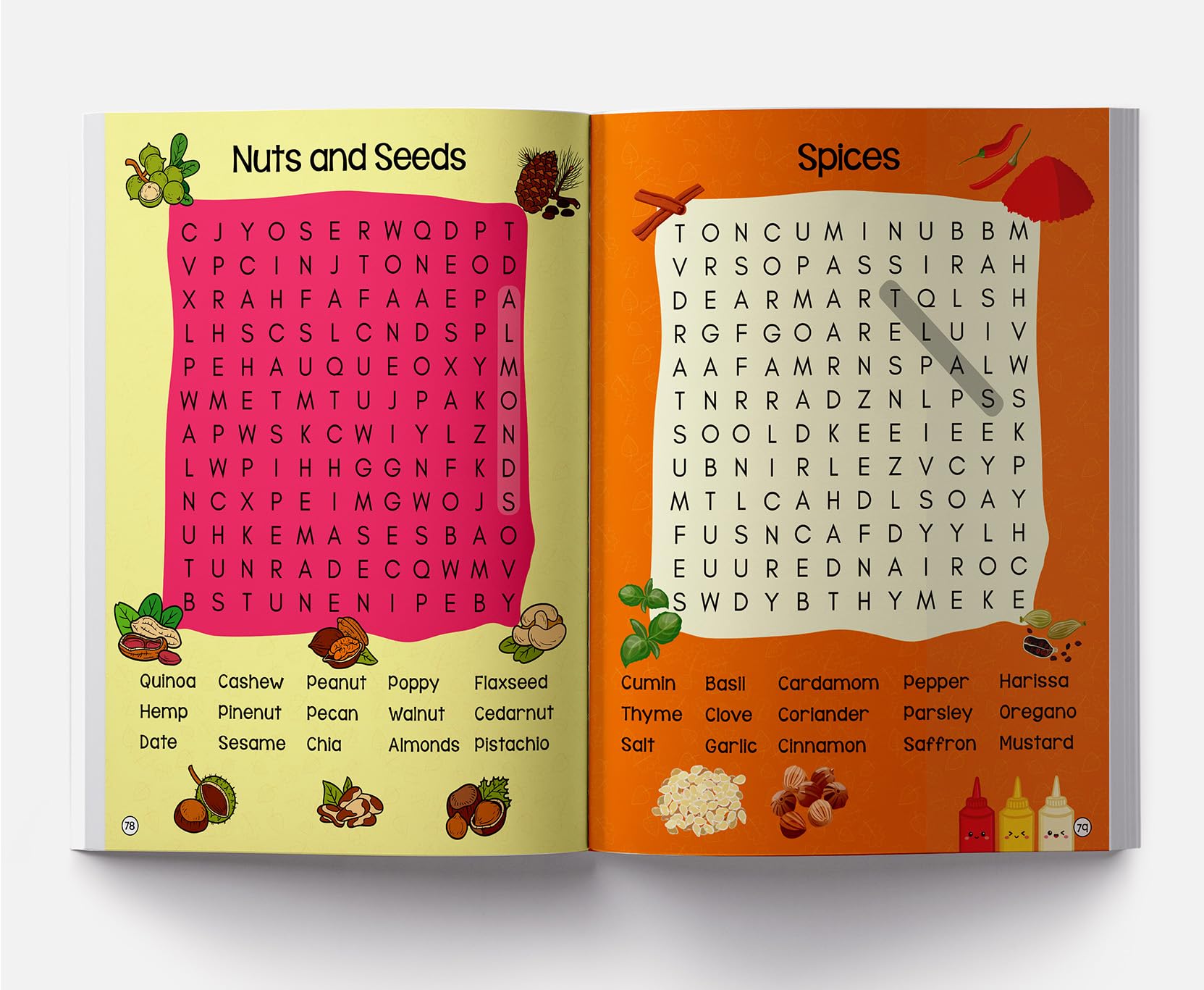 101 Word Search Activity Book: Large Grid Word Search Puzzles for Kids With Attractive Illustrations I Ages 3-6 I Vocabulary building I Learn new Words I Motor Skills improvement I 4 Hours of fun 3