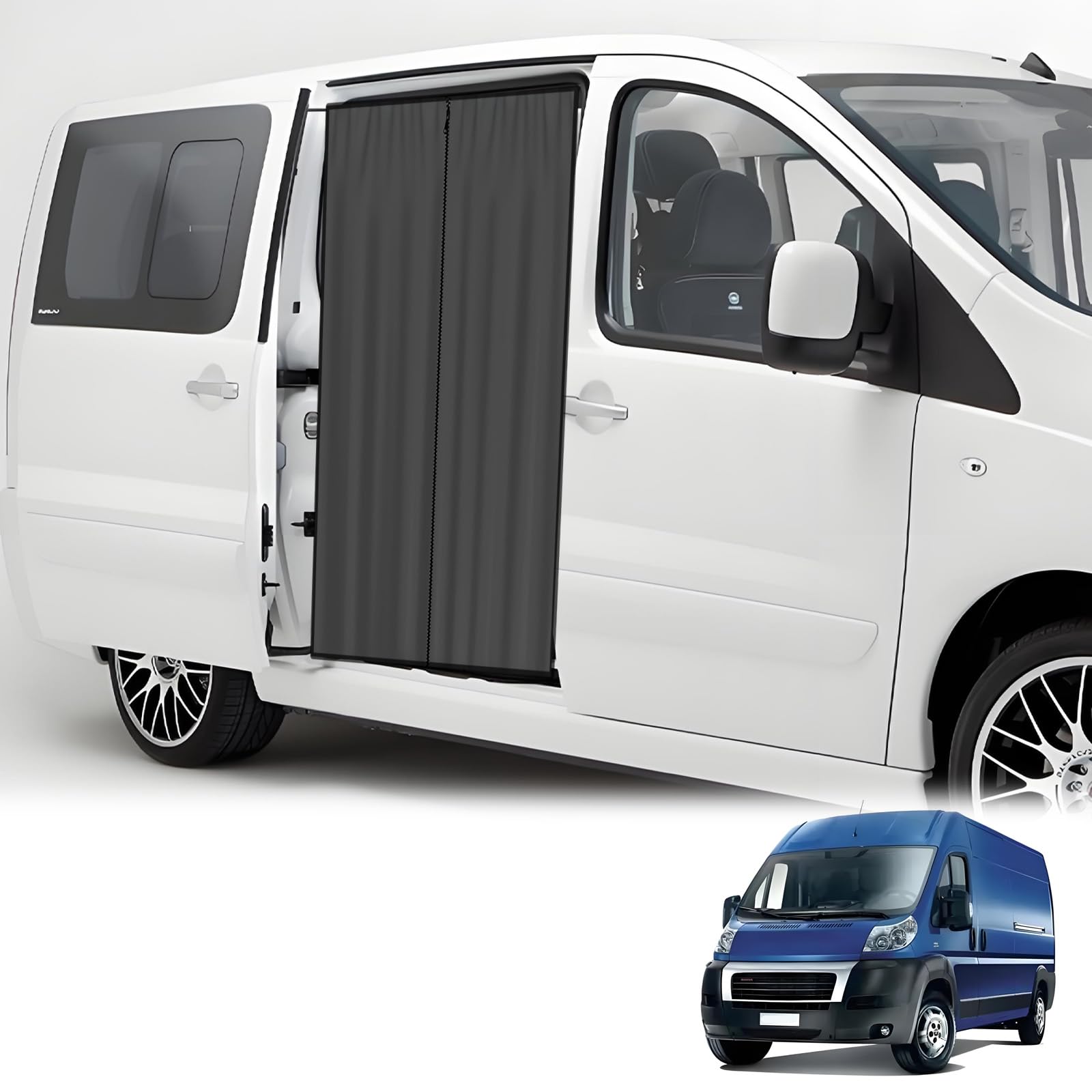 Zanzariera Magnetica Per Portellone Posteriore - Rete Anti-zanzare Per F-ord Transit Custom, Ideale Per Campeggio E Viaggi - Foto 7