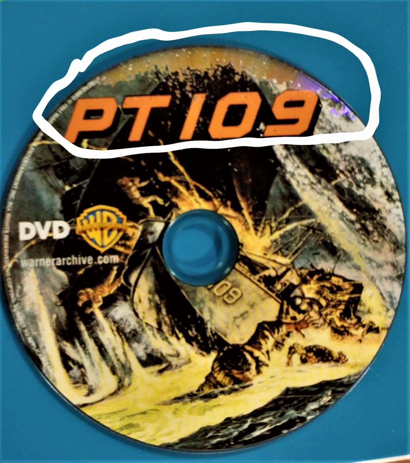 FOIL GRAPHIC ON DVD FLAKING OFF - UN-PLAYABLE NOW