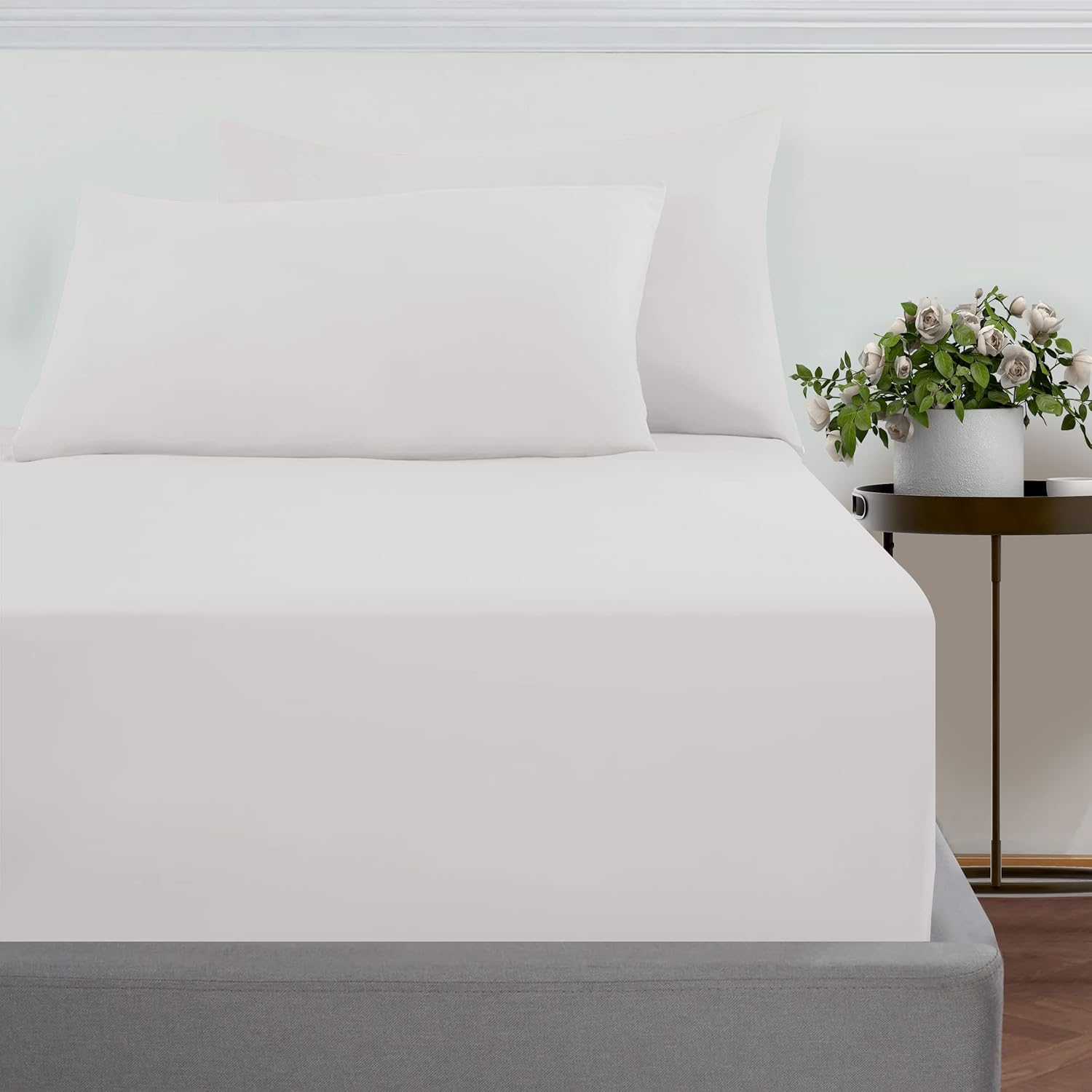 Imperial Rooms King Size Fitted Sheets Extra Deep Brushed Microfiber