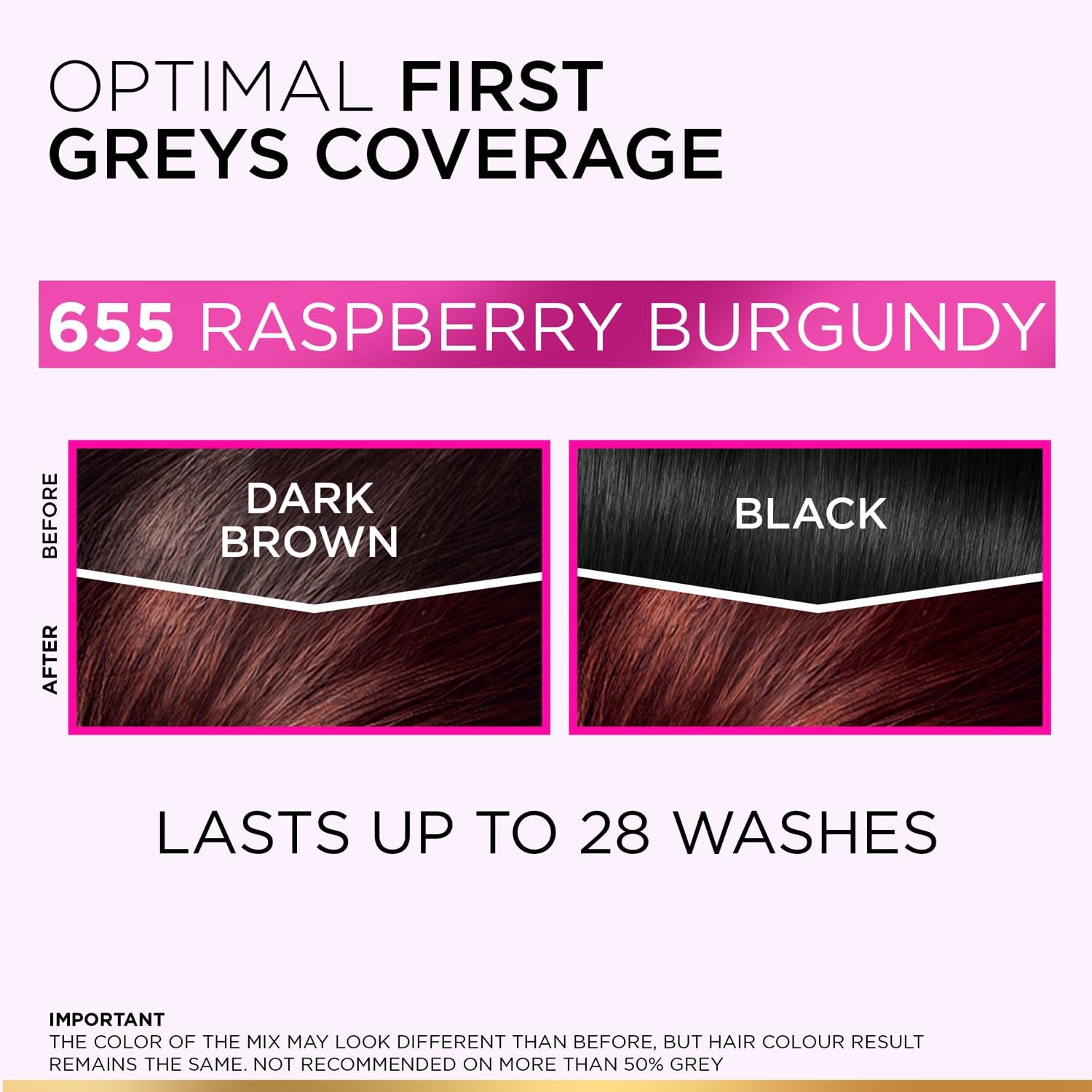 L'Oréal Paris Casting Crème Gloss Hair Color With Glycolic Gloss Complex | 5X Glossier Hair Color | Ultra Visible Shade 665 - Raspberry Burgundy | 60g + 40ml + 60g 3