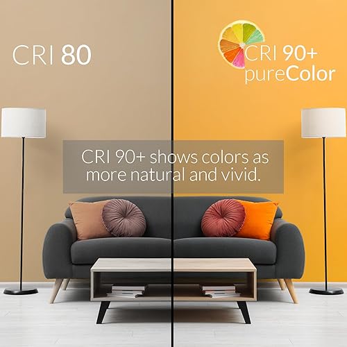 Miniatura 5 de ERIA Bombillas inteligentes, A19 ZigBee, blanco sintonizable extra brillante, 1100 lúmenes, funciona con Hue*, SmartThings, HA, Tienda Echo (4.