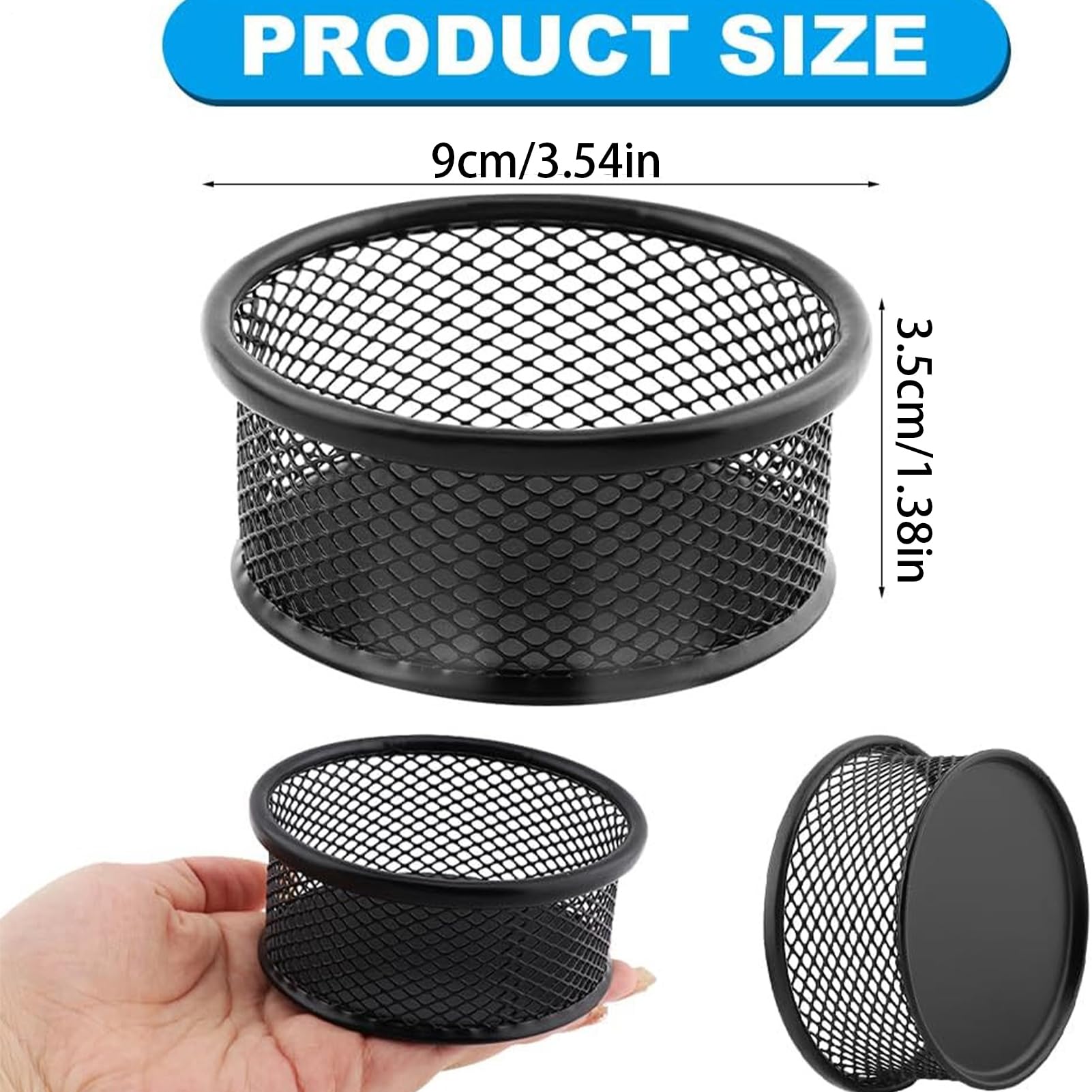 Porte-trombones Empilables En Maille Métallique Pour Bureau, Plateau