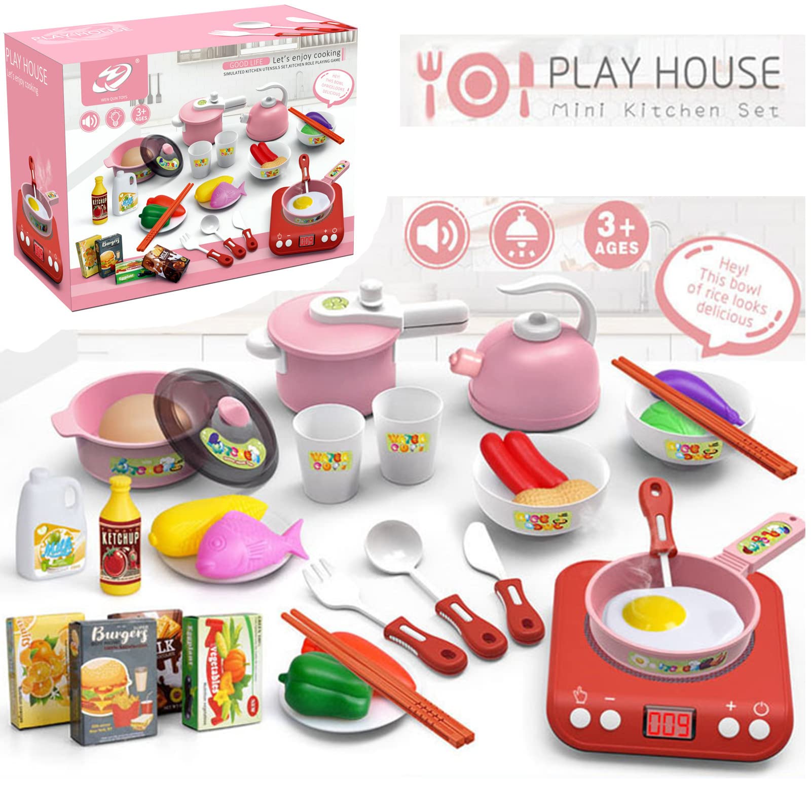 Ollas Cosas De Juguetes De Cocina Set De Ollas Para NiÃ±as Set