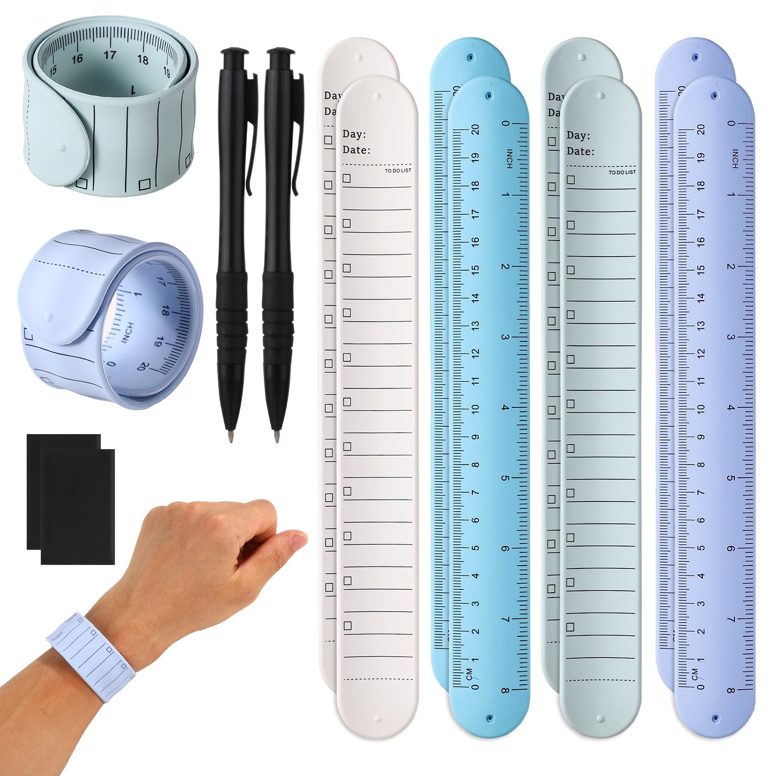 Bracelet bloc note silicone lasuroa effaçable pour remplacer le papier jetable - 8