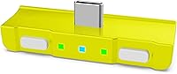 Vista 1 de HomeSpot Adaptador de transmisor de audio Bluetooth 5.0 con conector USB C integrado micrófono digital aptX de baja latencia para Nintendo Switch