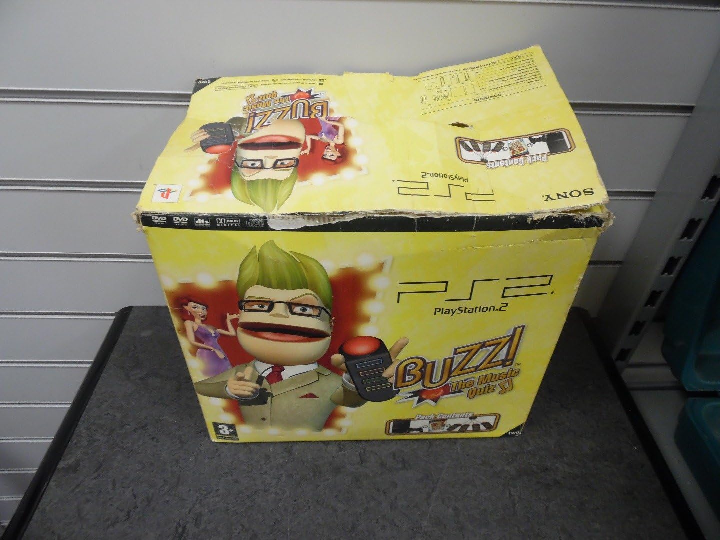 PRESS KIT BUZZ HOLLYWOOD SONY PS2 VERSION PAL EURO