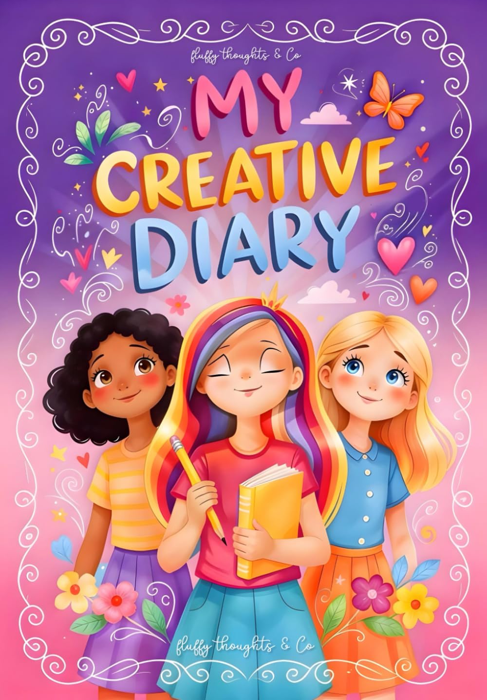 My Creative Diary: An Inspiring and Empowering Activity Book for Girls to Boost Imagination and Promote Positive Self-Esteem | British Spelling
