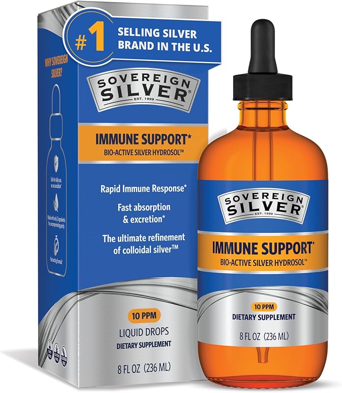 Sovereign Silver Prata coloidal, 236 mL