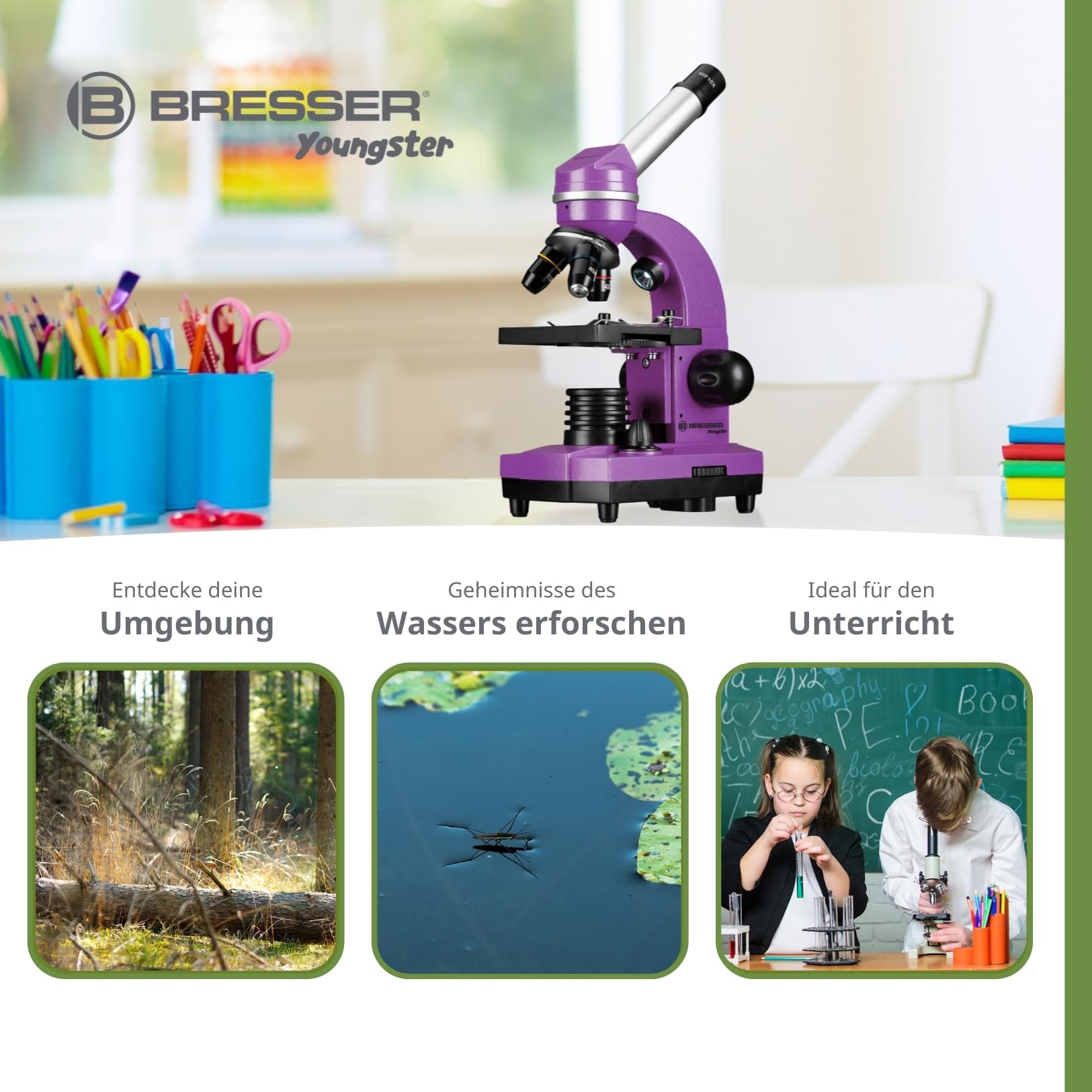 Bresser Mikroskop uczniowski Junior BIOLUX SEL