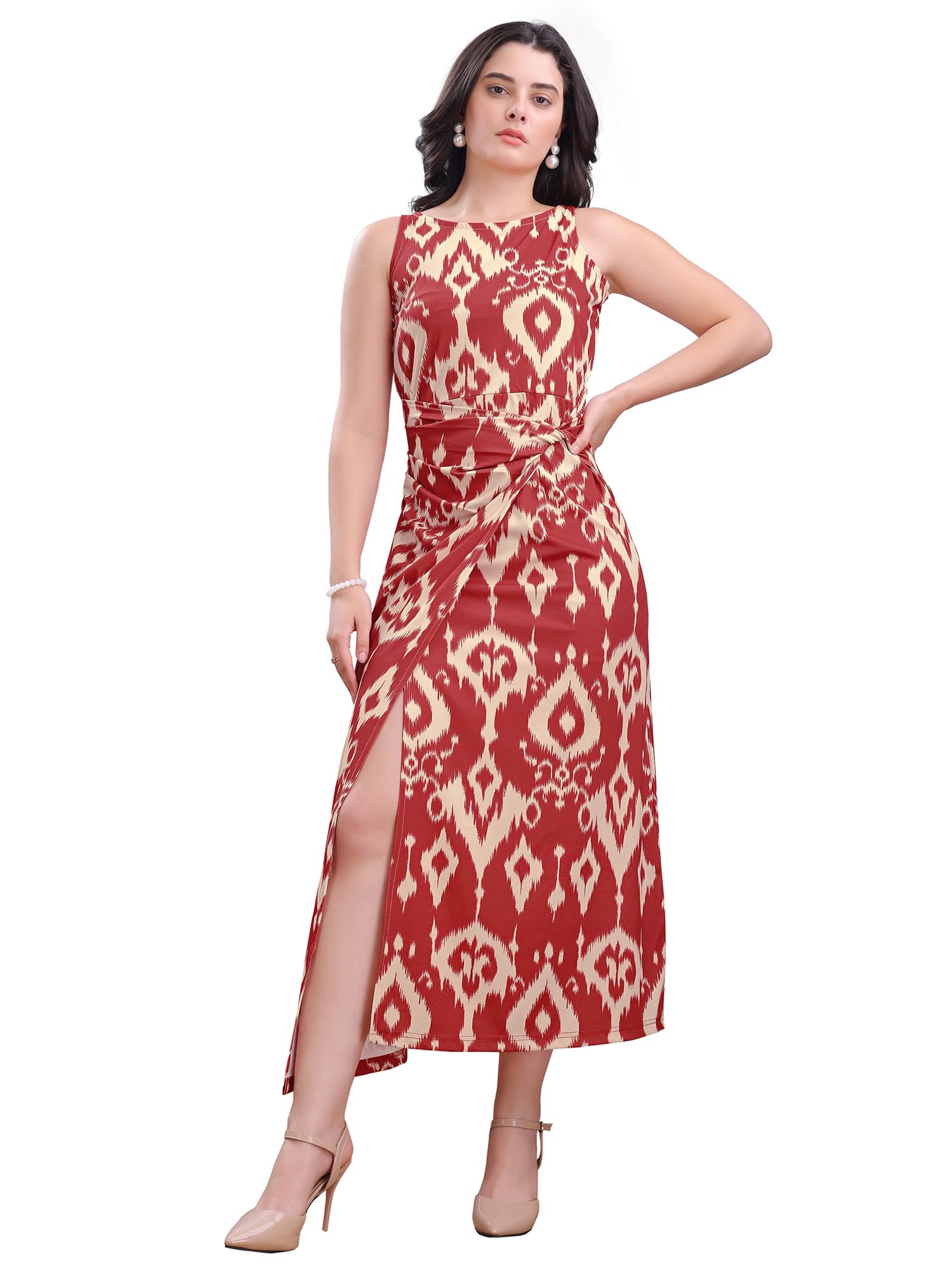 purvaja Women’s Twisted Maxi Length Dress (Wini-175-178)-picture-38