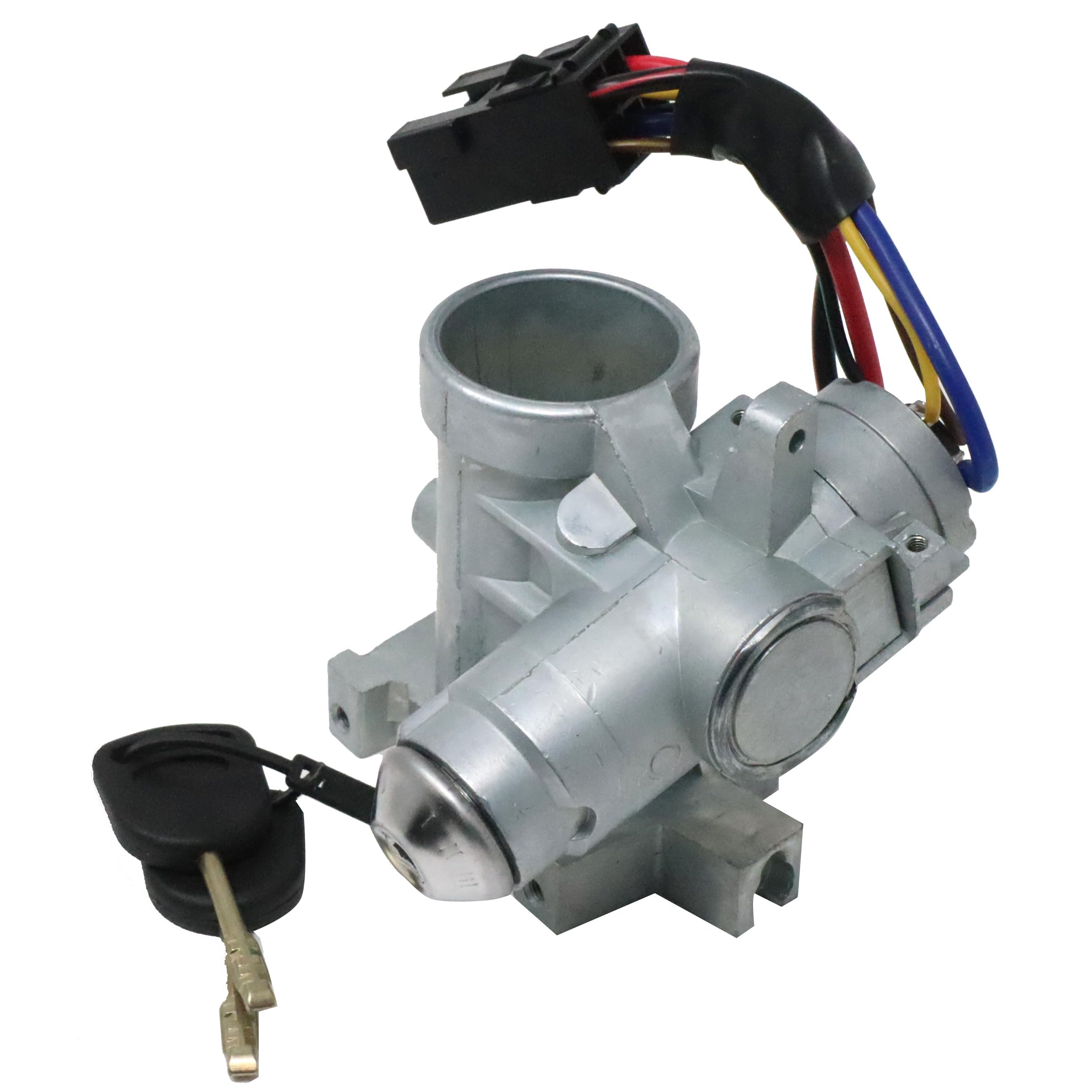 Blocchetto Sterzo Con Cilindro D'accensione E Chiavi - Compatibile Fiat 600 Seicento, Alfa Romeo 156, Lancia Y