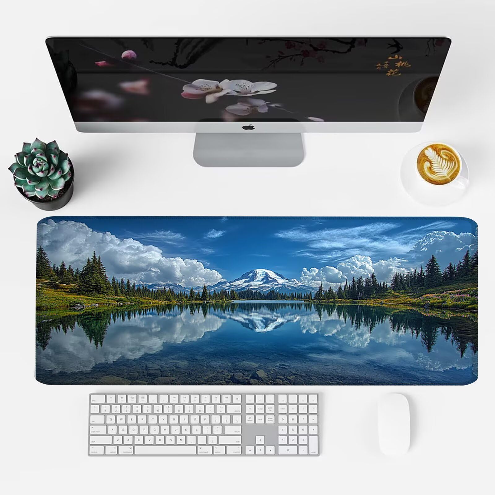 Podkładka pod mysz, podkładka pod mysz XXL 1200 x 600 podkładka pod mysz dla graczy, wodoodporna gumowa podstawa, duża podkładka pod mysz do gier na biurko zszyte krawędzie wodoodporna antypoślizgowa