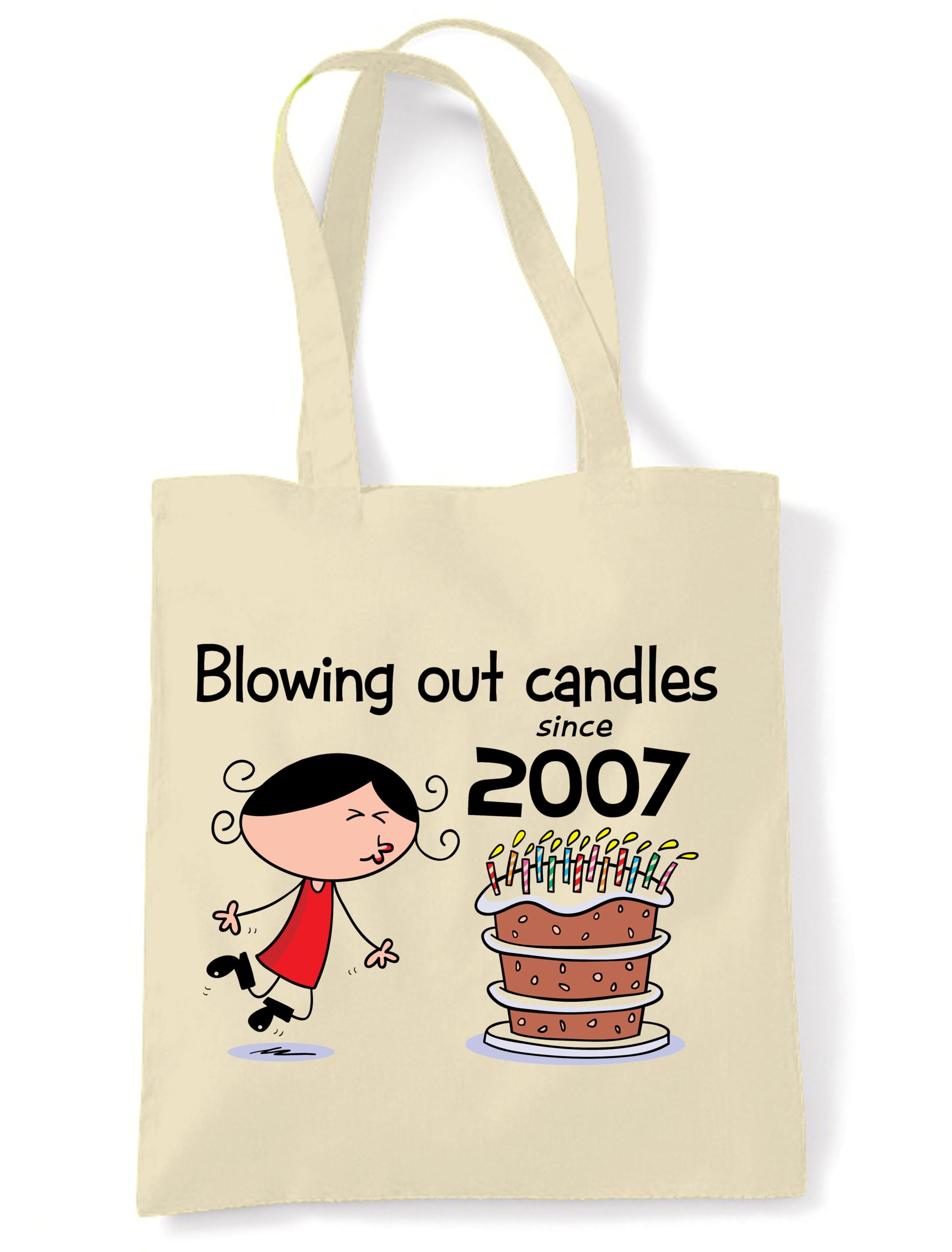 Tribal T-Shirts Blowing Out Candles Since 1997 18th Women's Birthday Tote Shoulder Bag