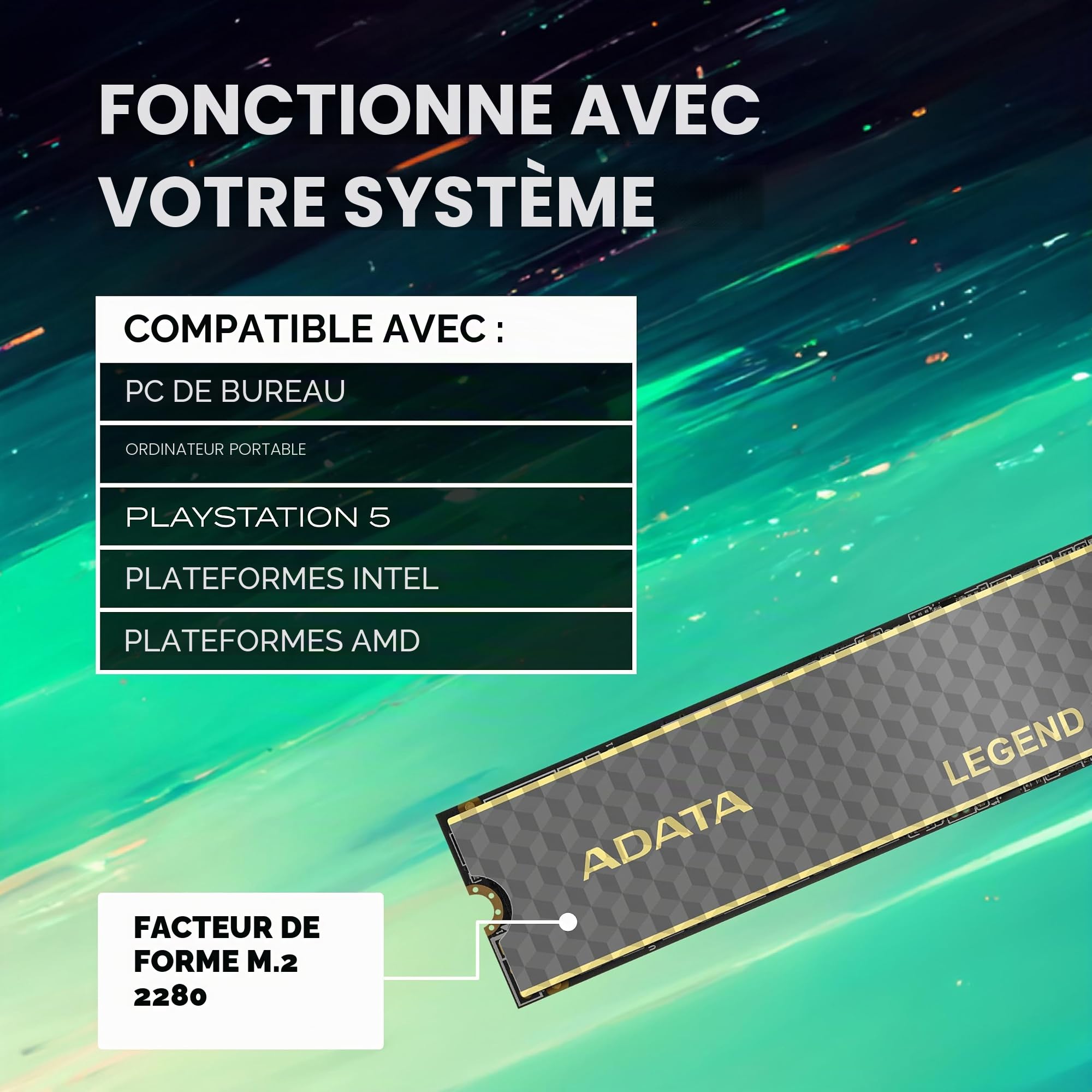 Adata Ssd Legend 860 2tb Pcie 4x4 6000/5000 Mb/s M.2 (sleG-860-2000gcs)