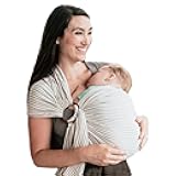 Nalakai Luxury Ring Sling Baby Carrier, Soft Linen Baby Sling, Baby Wrap, Wear Your Little One Close to Your Heart, Comfort, Style