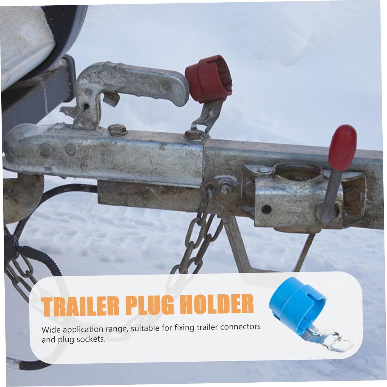 VOSAREA Durable Mounting Bracket for Trailer Plug End Connector Easy Installation Strong Compatibility for Long Term Use