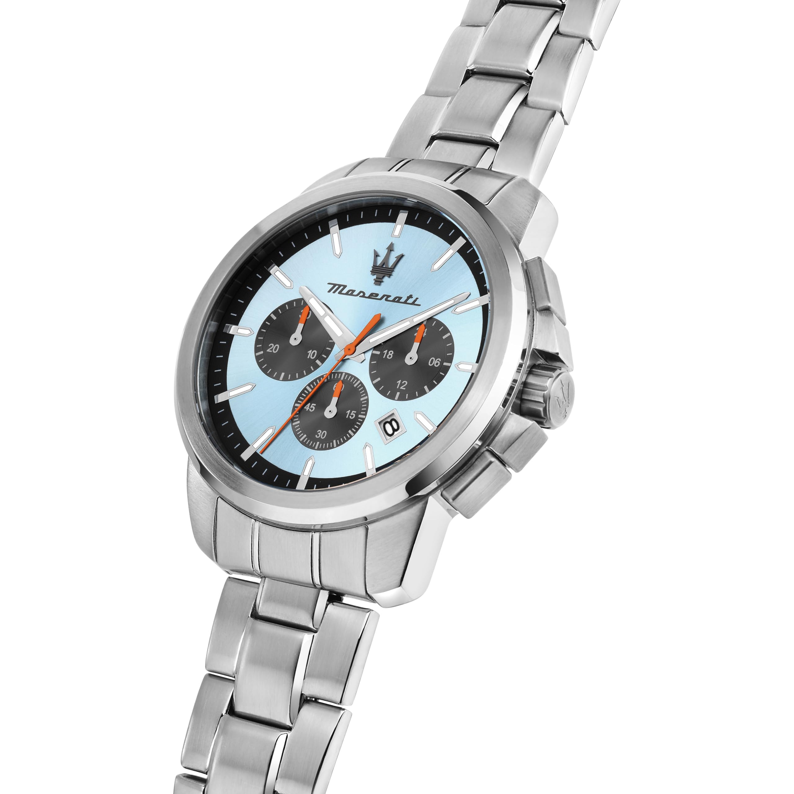 Maserati Orologio Uomo in Acciaio, Cronografo, Analogico, 42 mm, Collezione SUCCESSO, Idee Regalo Uomo - R8873621044