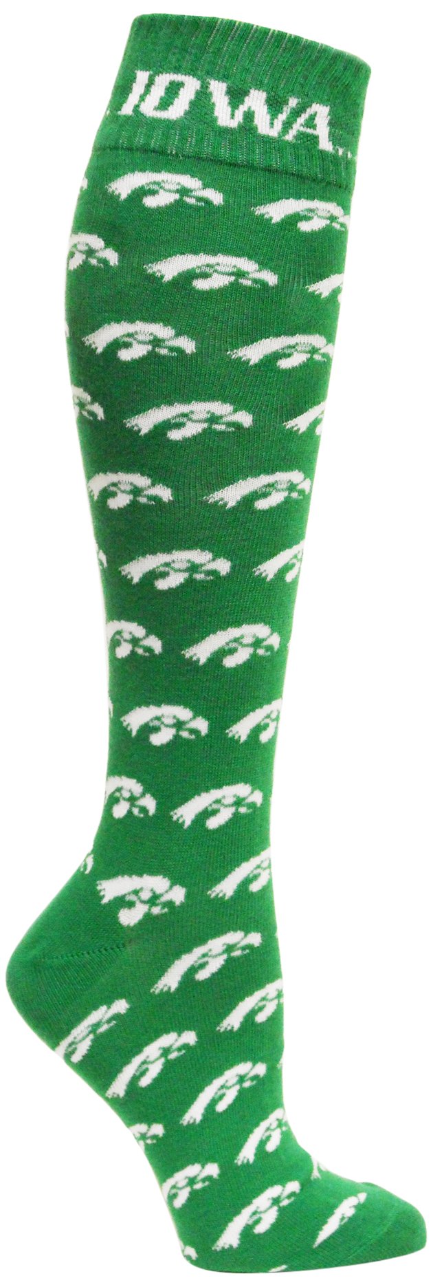 Donegal Bay NCAA Iowa Hawkeyes Dress Socks, Green