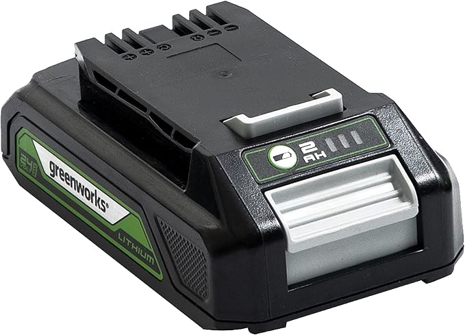 Greenworks Tools Battery G24B2 (Li-Ion 24 V 2.0 Ah Rechargeable .