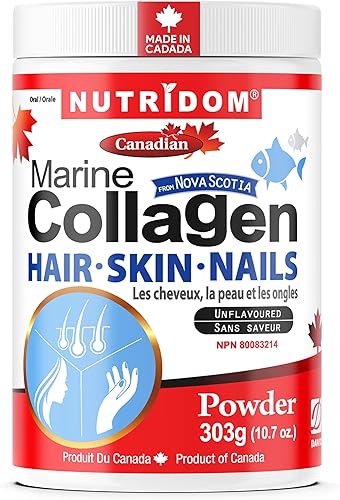 Miniatura 1 de Polvo de péptidos de colágeno marino hidrolizados, capturado en la naturaleza de Nueva Escocia, apoya el cabello, la piel y las uñas, sin OMG, libre
