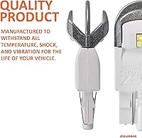 Vista 8 de SYLVANIA - 7443 T20 ZEVO Bombilla LED blanca - Bombilla LED brillante, ideal para luces de circulación diurna (DRL) y luces de respaldo/marcha atrás