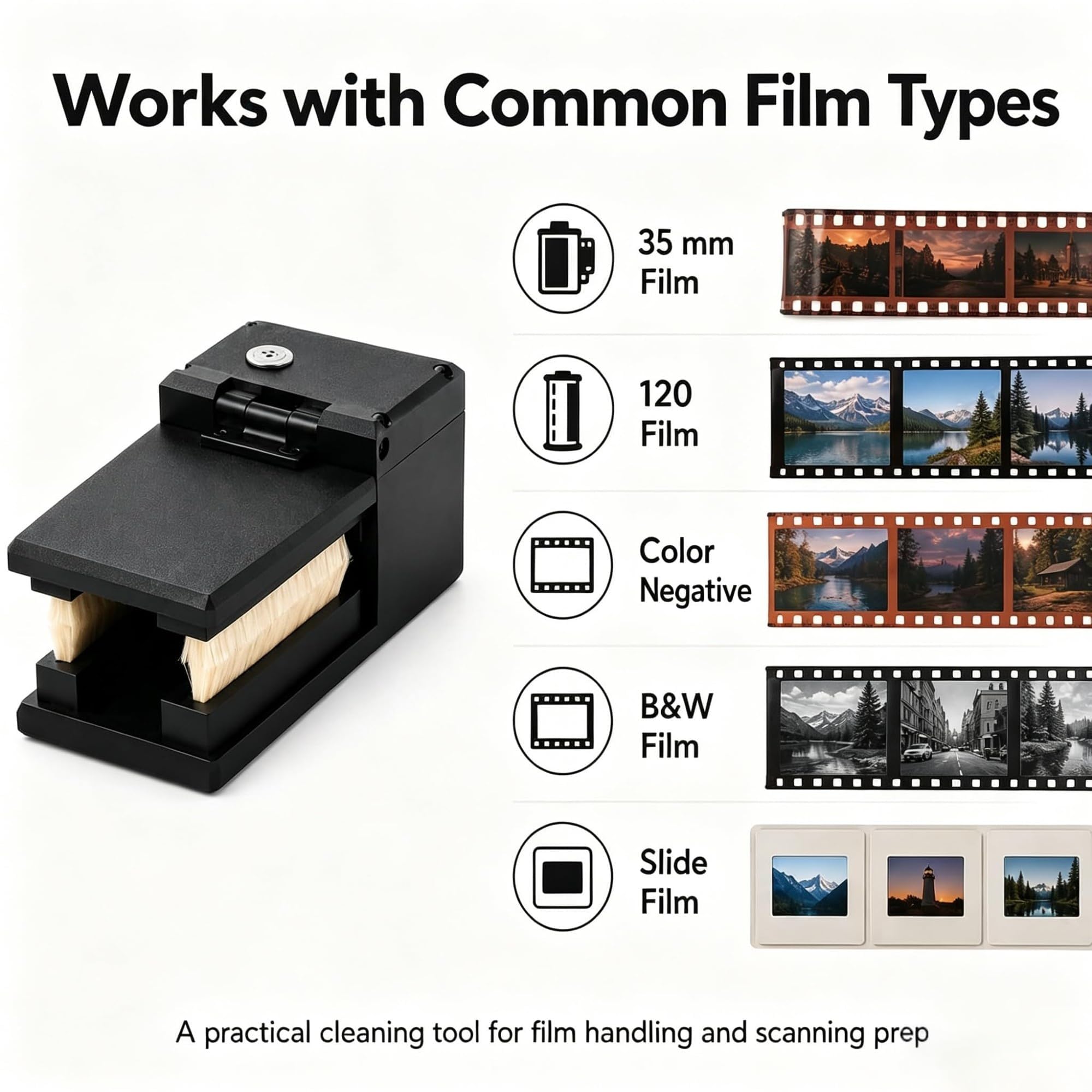 Nettoyeur de poussière pour négatifs de Film pour Film 135/120