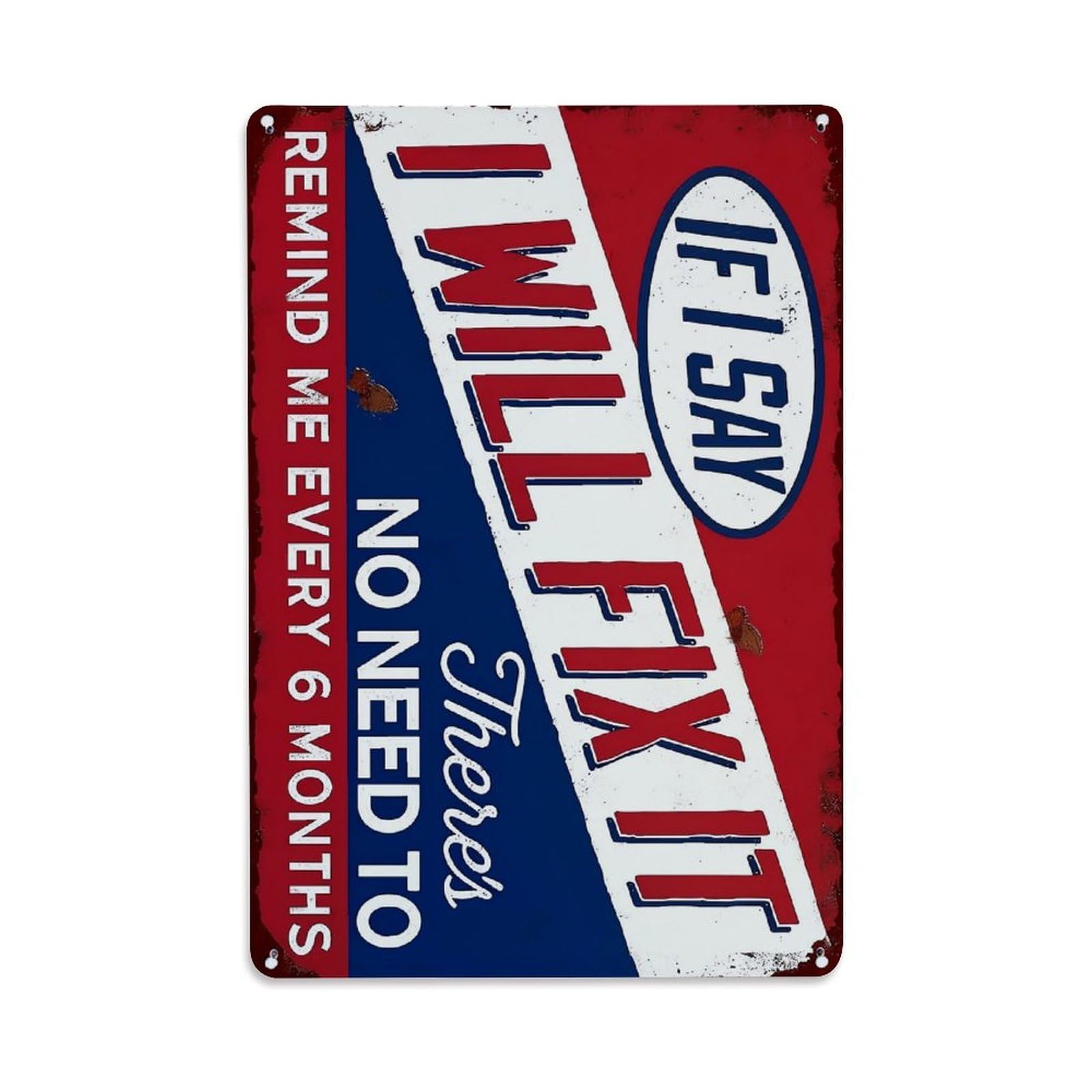 Nestemfo Vintage Retro Sign Design Tin Sign Metal Sign, Living Room,Bar, Home, Bedroom Wall Decor,Retro Metal Poster 8X12 Inches