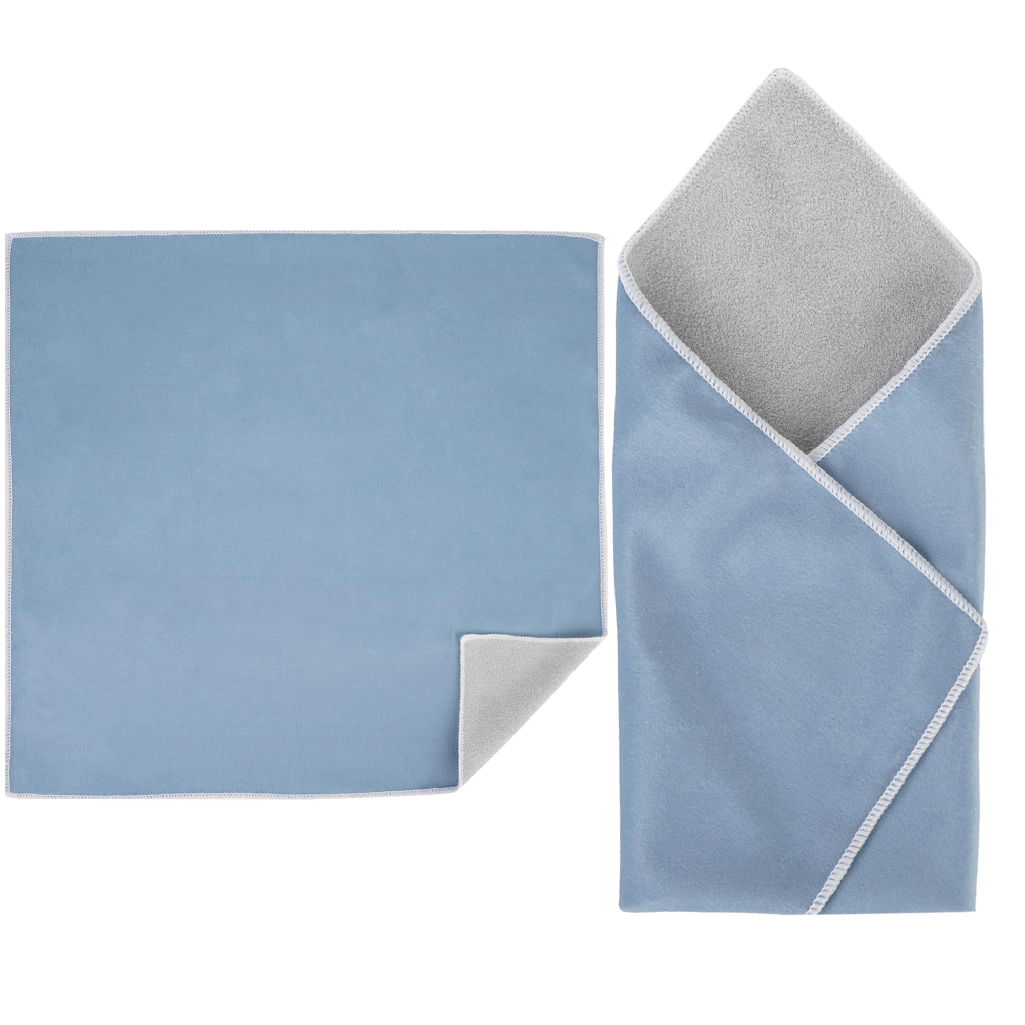 Walking Way Self-Adhesive Magic Cloth Makeup Bag, Magic Pocket Lazy Makeup Bag, Foldable Cosmetic Pouch, Portable Lens Protective Wrap, Stylish Travel