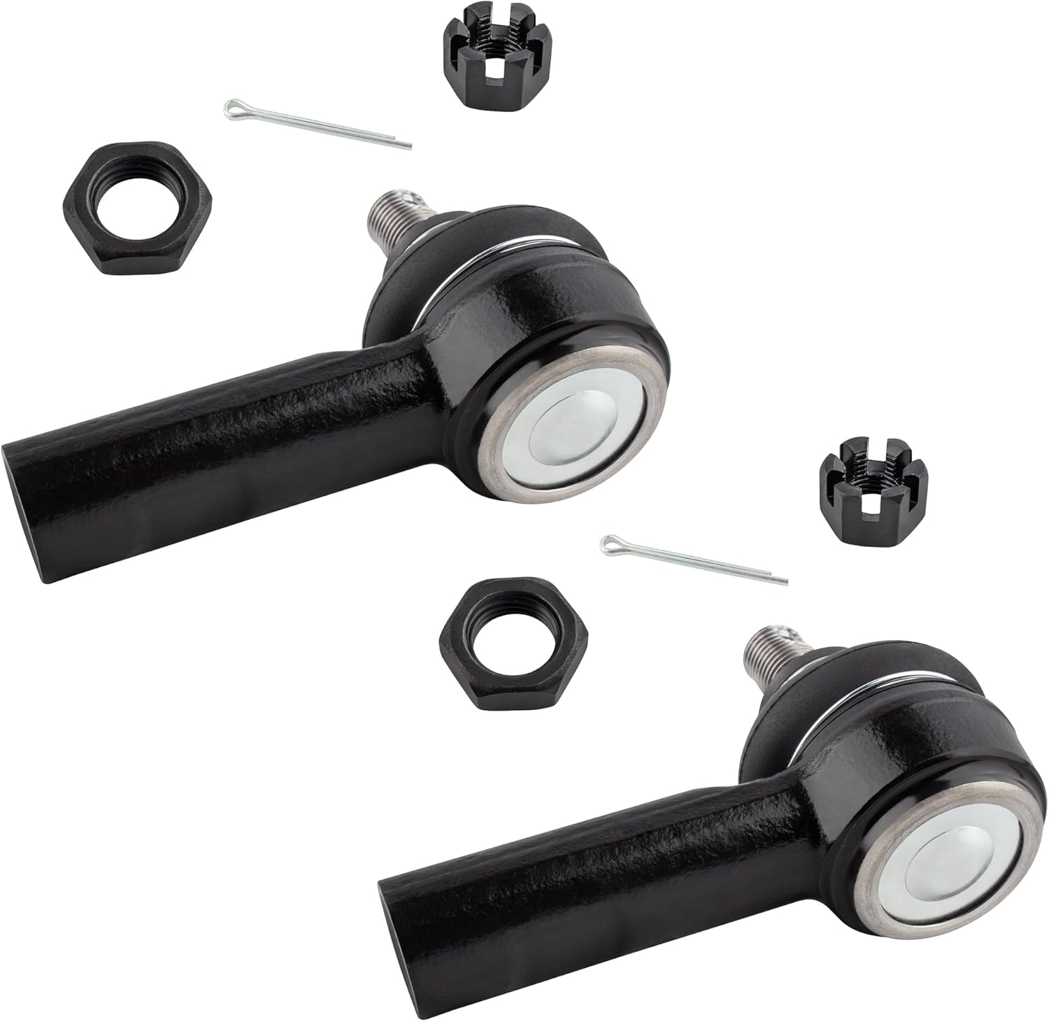 2x Front Upper Ball Joints + 2x Front Outer Tie Rod Ends Kit Fit For Fit for Toyota Tacoma 1995 1996 1997 1998 1999 2000 2001 2002 2003 2004 (RWD Excludes Pre-Runner) K90256 K90257 ES80309