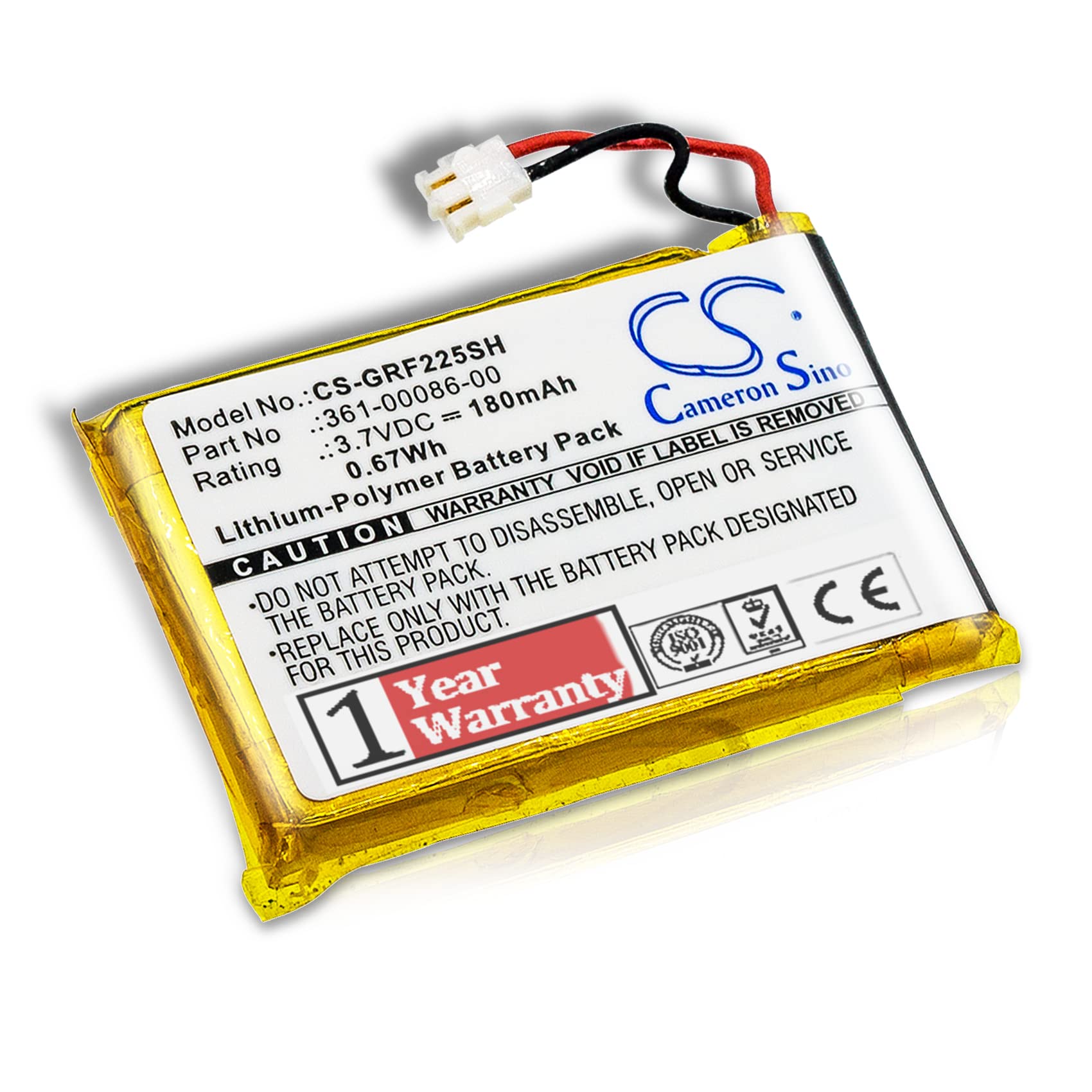 BCXY Replacement Battery for Forerunner 225, Forerunner 235, Forerunner 630, Forerunner 735XT, GRM0371754