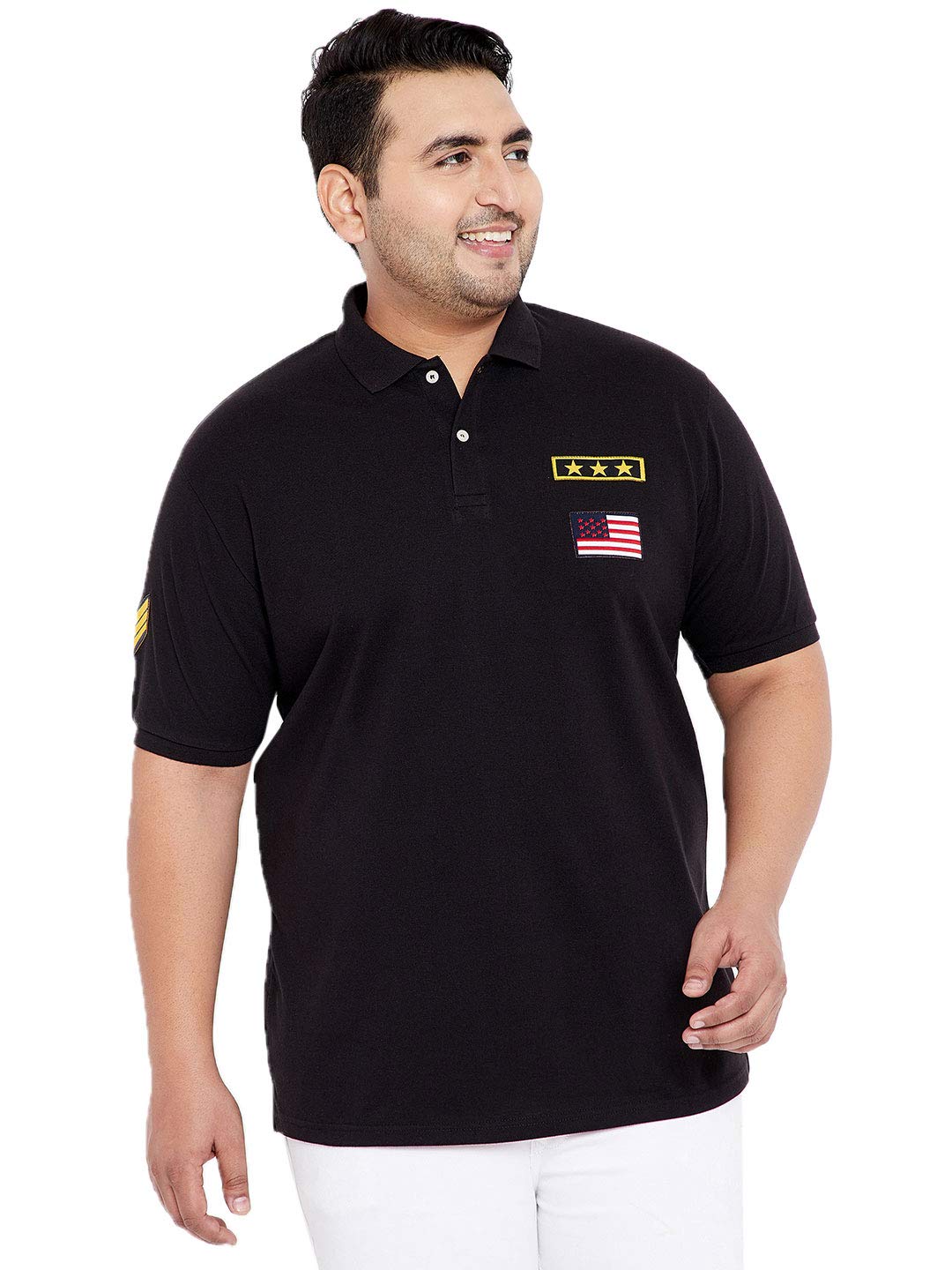 BigbananaMen's Plus Size Regular Fit Polo