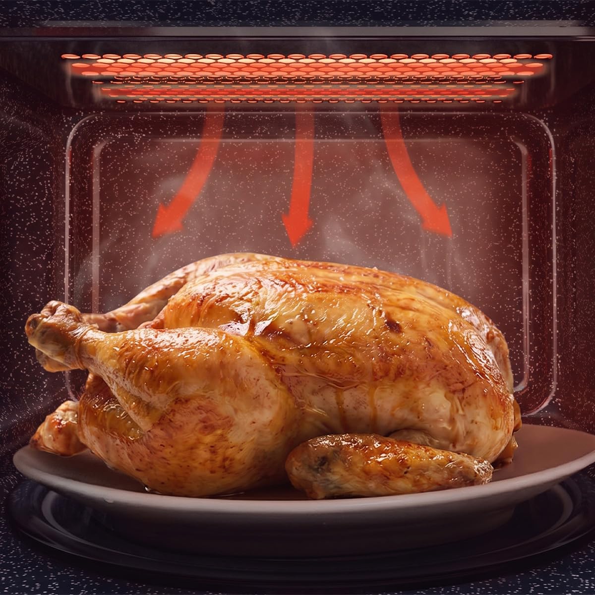 Cecotec Microonde con Grill 20L ProClean 3110 Wave. 700 W, Grill 800 W, Capacità 20 L, Tecnologia 3DWave, Modalità Scongelamento, 6 Livelli di Potenza, Timer 30 min, Bianco